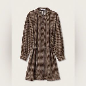 Printed shirt dress [NEW with Tag]